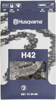 Husqvarna 18" H42 3/8", .058" Gauge, 68DL Cutting Chain - 591143468