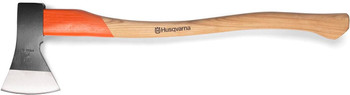 Husqvarna 27" German Style Universal Axe with Ash Wood Handle and Forged Steel Axe Head - 597629002