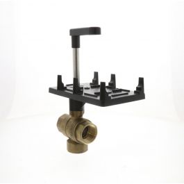 Siemens 599-10361 1" 3-Way Ball Valve NPT 10Cv