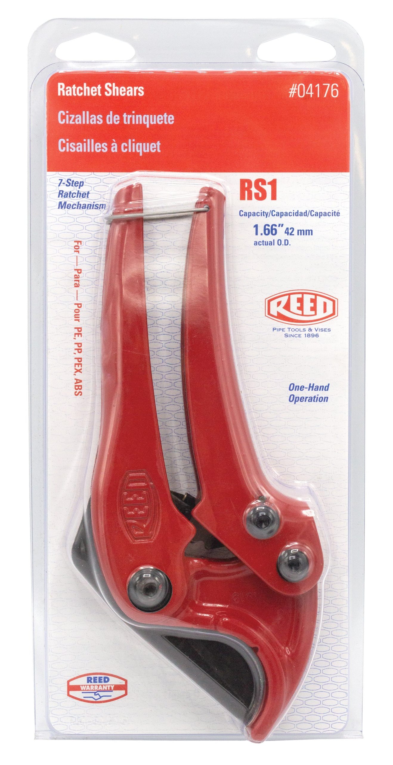 REED RS1 Ratchet Shears, 1-1/2-Inches