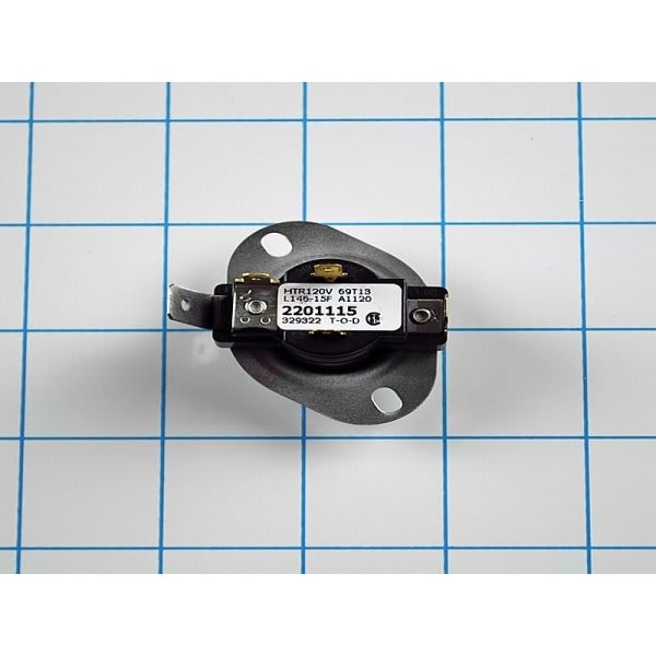 Whirlpool Replacement Cycling Thermostat For Dryer, Part# Wp37001136