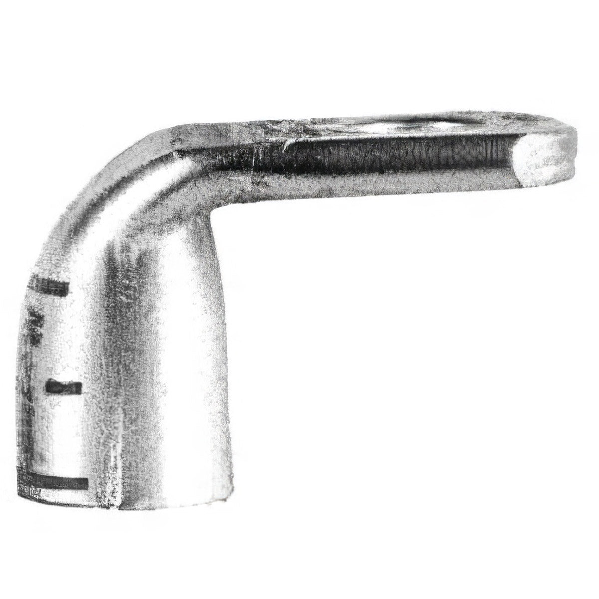 1 & 2 AWG CRIMP/SOLDER HEAVY WALL BATTERY STUD - 90 DEGREE