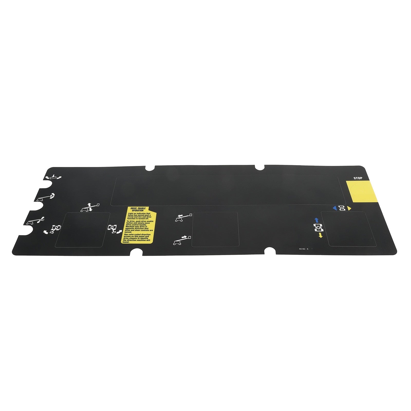 Genie Part # 65182GT – Decal,Platform Control Panel