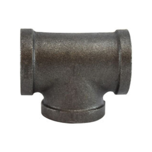 Midland Industries 65261 Pipe Tee, Black Iron, 1/4 in. FPT x 1/4 in. FPT x 1/4 in. FPT, 150 PSI