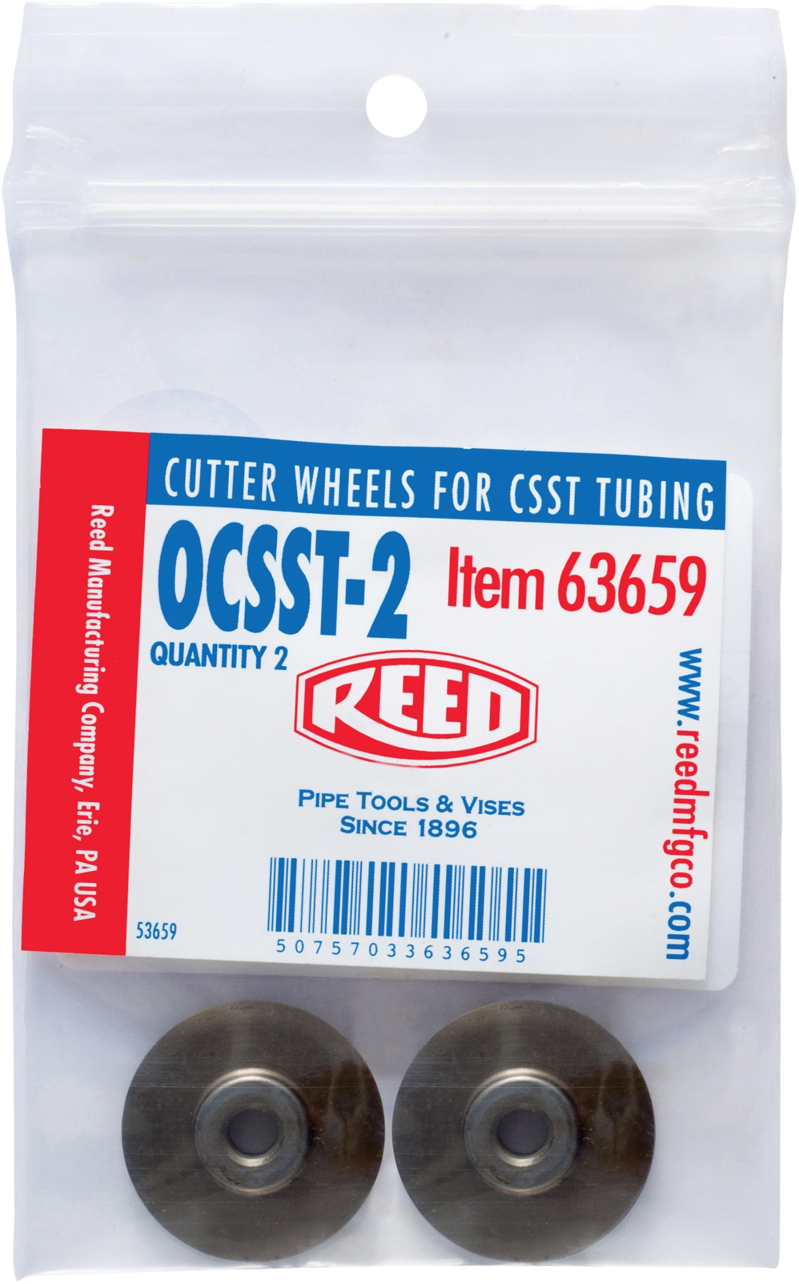 REED 2PK-OCSST-2 Cutter Wheels for Tubing Cutters, 2-Pack
