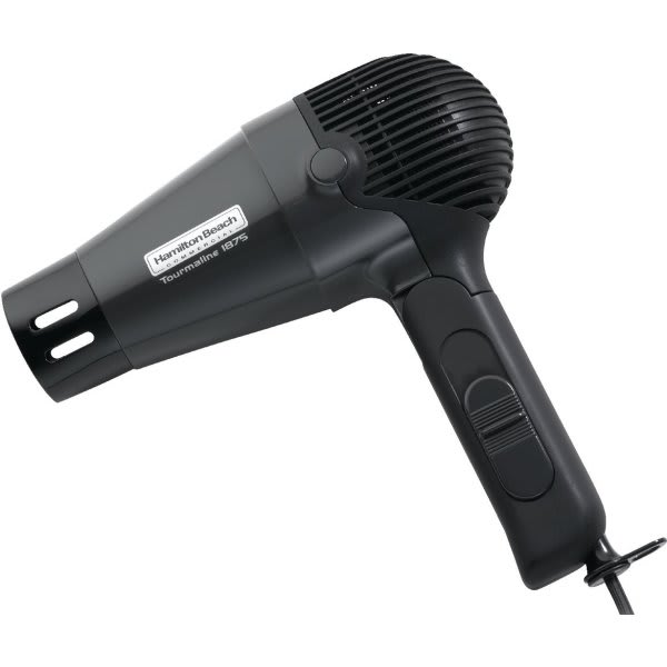 Hamilton Beach Retractable Cord Handheld 1875 Watt Hair Dryer Black