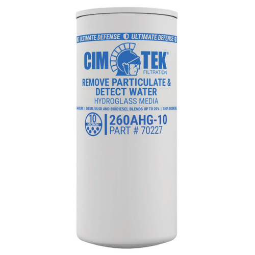 Cim-Tek 70227 260AHG-10 10 Micron Water Detection Particulate Fuel Filter