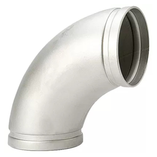 Anvil Gruvlok FIG 7050SS 90° Degree 316 Stainless Steel Elbow - Schedule 10