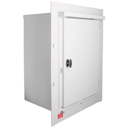 Morrison Bros 715F Series 7 Gal In-Wall Remote Fill Box Spill Container w/ 2 in. Male Back Connection