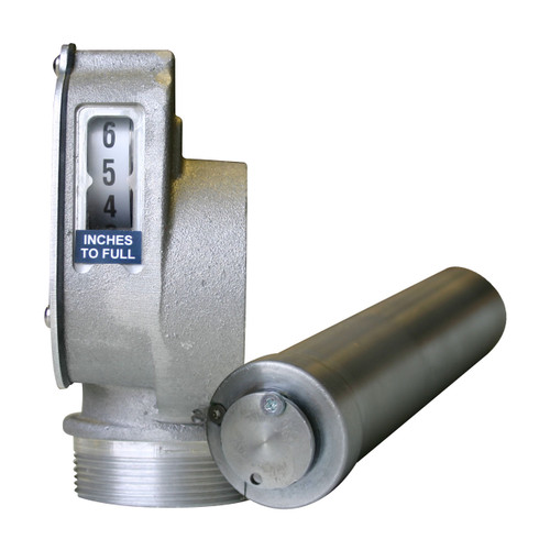 Morrison Bros. 718 Liquid Level Gauge for Measuring Ullage w/ Gas Compatible Float - Calibrated in Inches