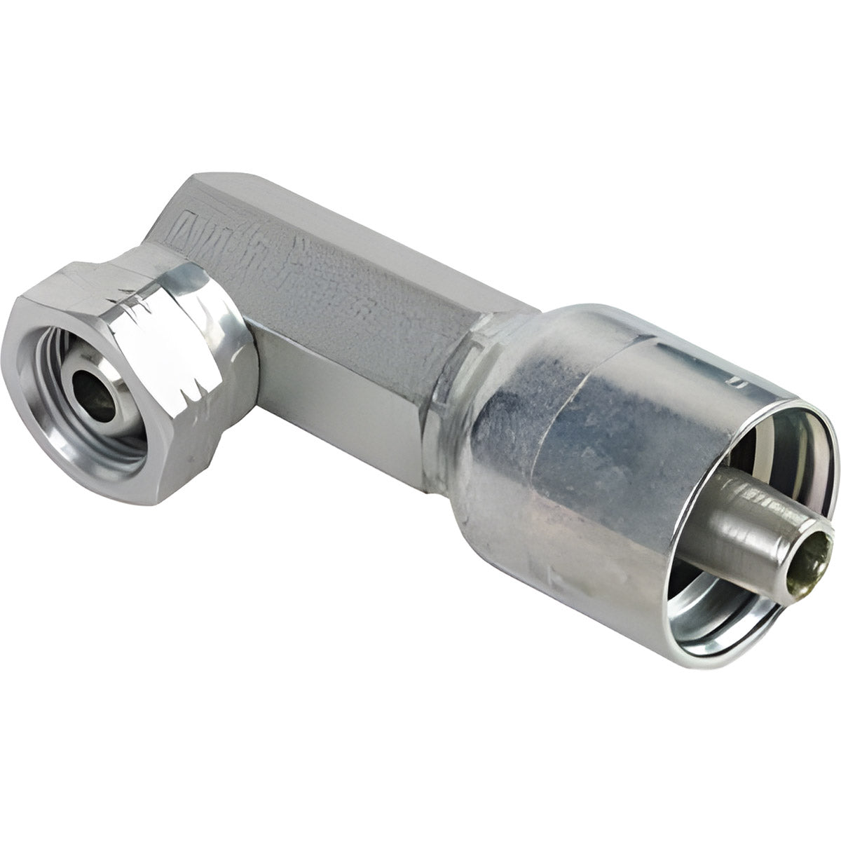 3/8 INCH HOSE X 3/8 BSP PARALLEL PIPE FEMALE ELBOW - 90 SWIVEL