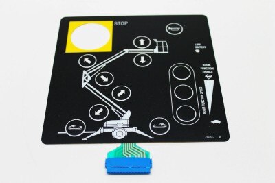 Genie Part # 76097GT – Decal,Plat.Touch Pad Tmz34