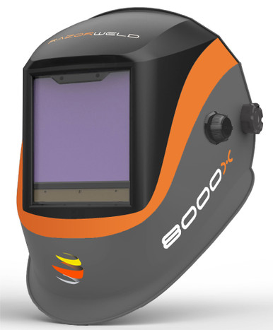 Automatic Welding Helmet - 4.04"X 4.04" Viewing Area 5 Sensor Digital Auto Shade AdjustRW8000X
