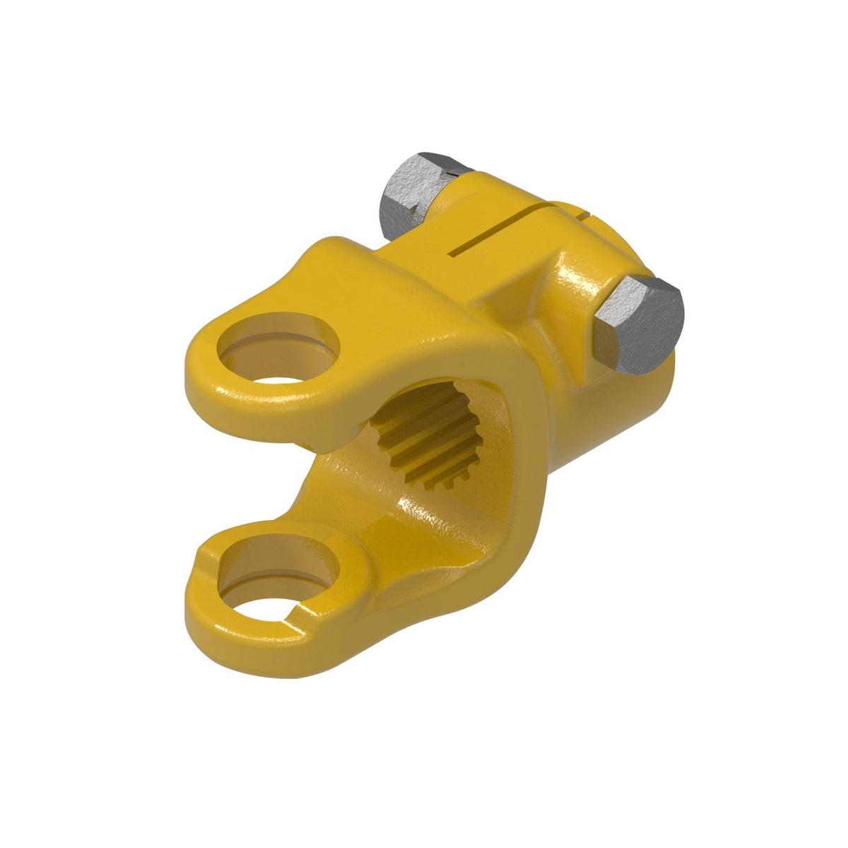 Weasler 807-7620 Implement Yoke - Walterscheid 2400 Series, 1-3/4" x 20 Spline, Clamp Type