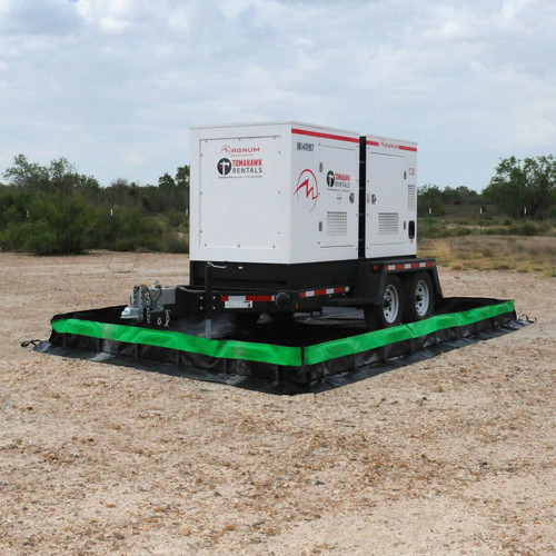 UltraTech 8556 Collapsible Wall Ultra-Containment Berm, 12 ft. x 30 ft. x 1 ft., 2,692 Gallons