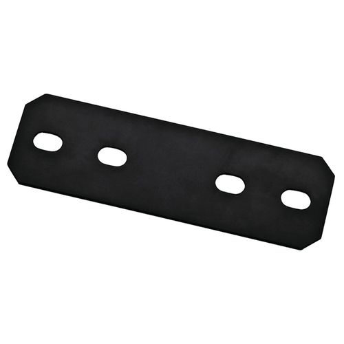 Steel Mending Plate, Black, 9.5 In. x 3 In. 1/8 In.