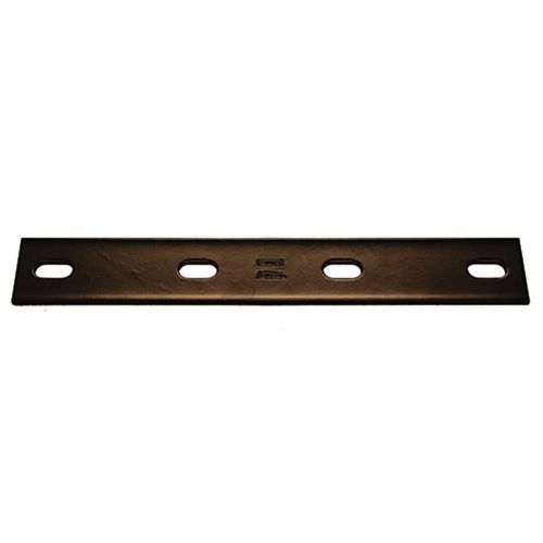Steel Mending Plate, Black, 10 In. x 1-1/2 In. x 1/8 In.