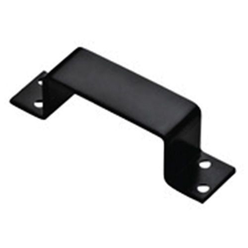 Steel Closed Bar Holder, Black, 6-2/5 In. x 1-1/2 In.
