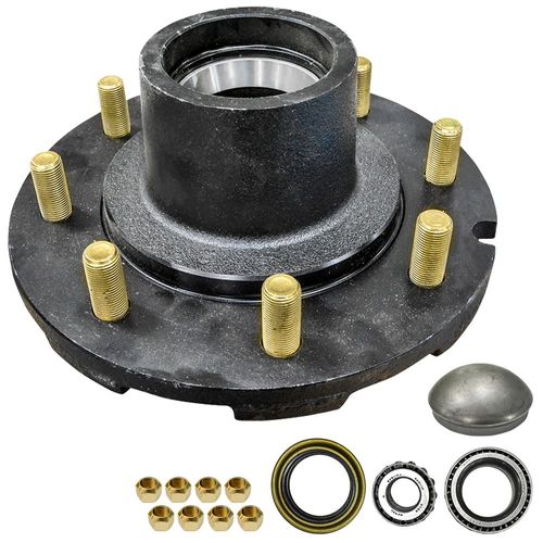 TowRight Hub Assembly, 8 Stud, 8 In. Bolt Pattern, 6000 Lb. Capacity