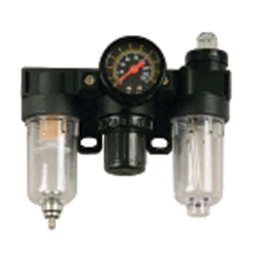 Air Filter, Regulator and Lubricator Combo, 1/4" Inlet/Outlet