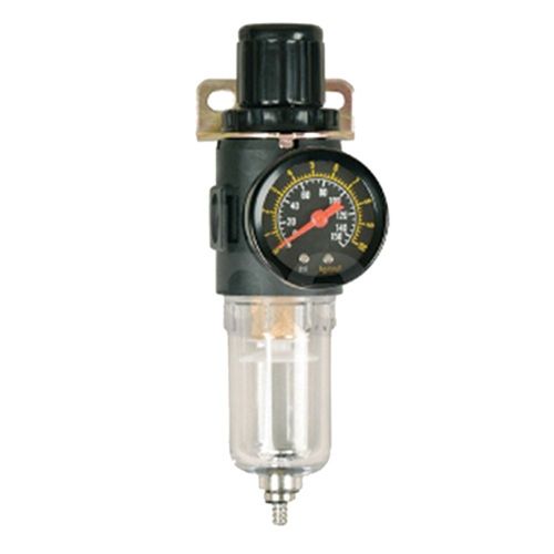 Air Filter Regulator Combo, 1/4 In. Inlet, 1/4 In. Outlet, 0.5 - 0.85 MPa