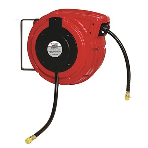 Air Hose Reel, Polymer Air Hose, 3/8 In. x 50 Ft., 300 PSI