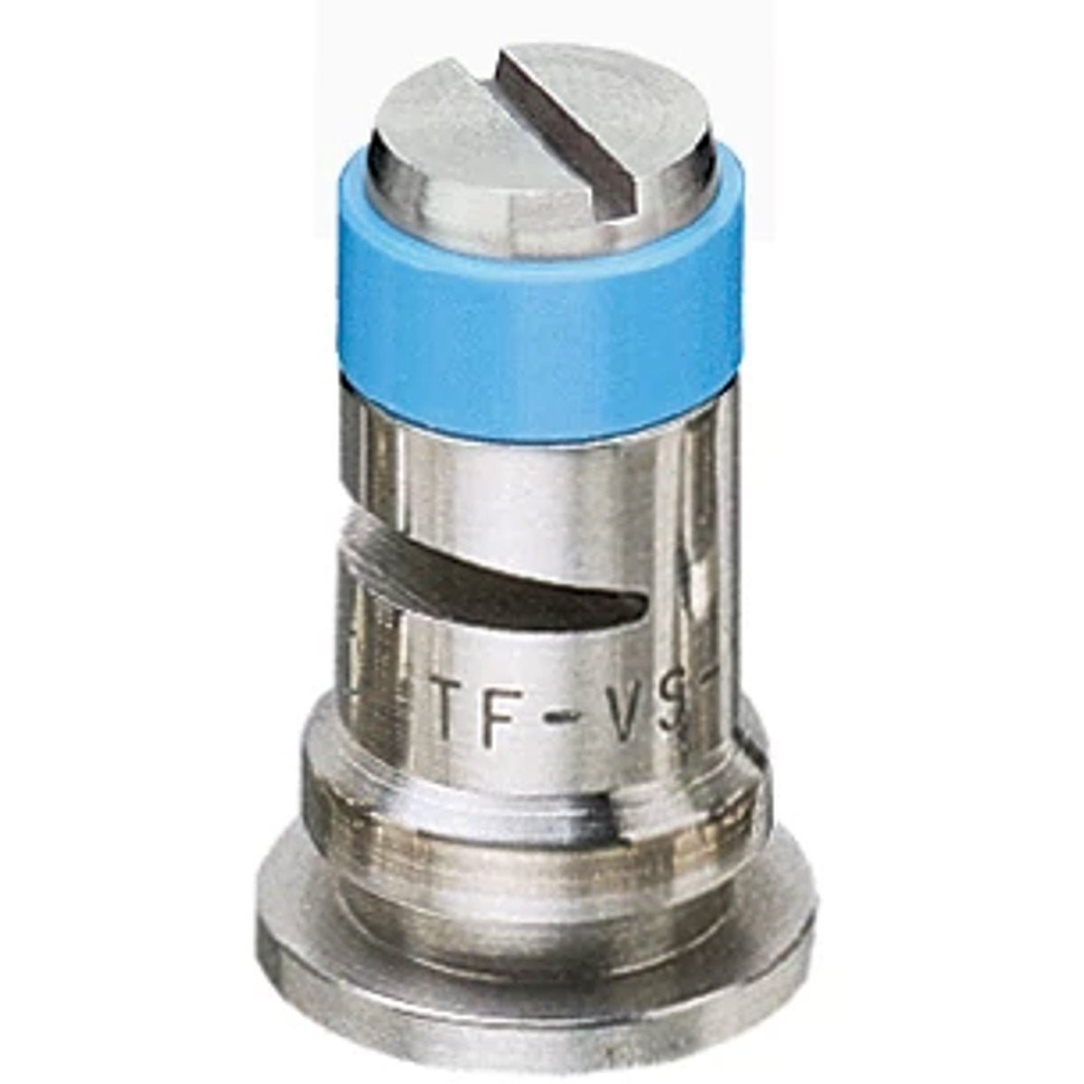 TeeJet TFVS5 Turbo Flood Wide Angle Spray Tip, Poly/Stainless, Blue, Orifice 5
