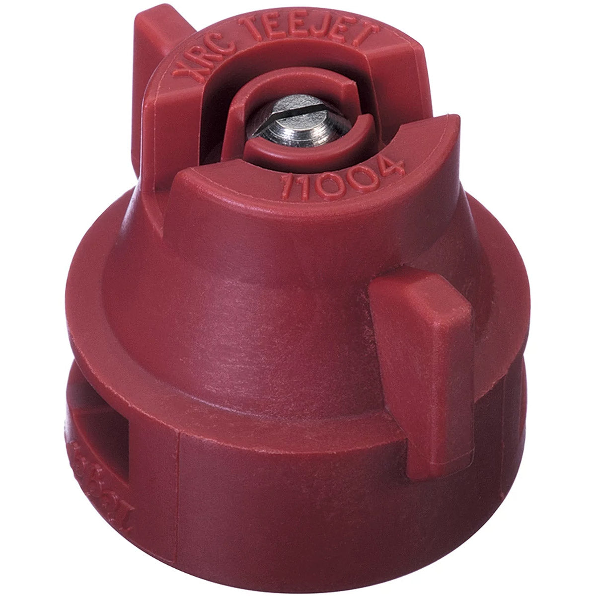 TeeJet XRC11004VS XR Extended Range Flat Spray Tip, Poly/Stainless, 110°, Red, Orifice 4