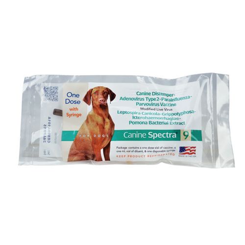 Canine Spectra 9, Single Dose With Syringe