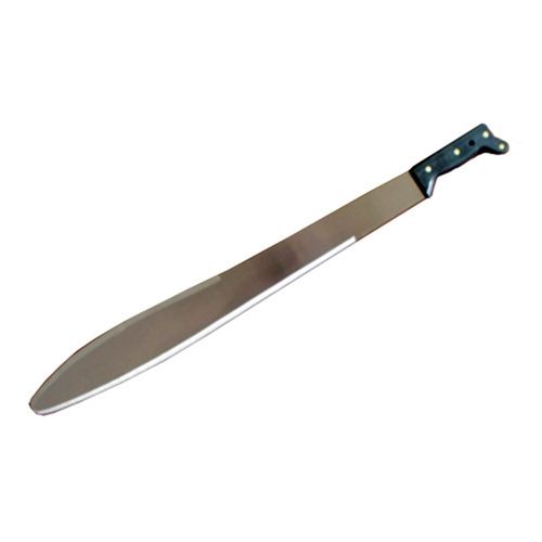 Round End Machete Knife with Sheath, 27 In.