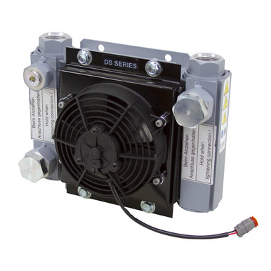 50 GPM Oil Cooler w/12 Volt DC Fan AKG DS1-12