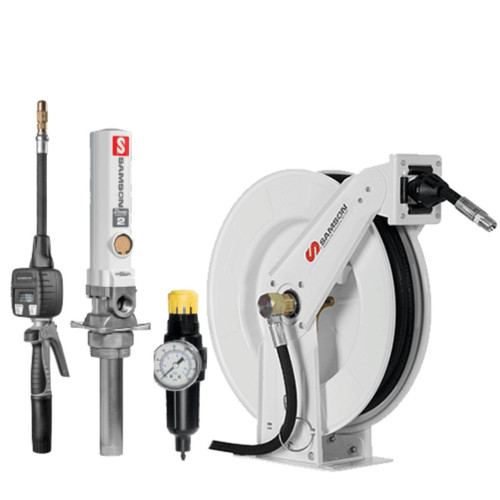 Samson 900542 Pumpmaster 4 5:1 Portable Oil Pump Package w/ 504 Series Reel and EC8 Handle