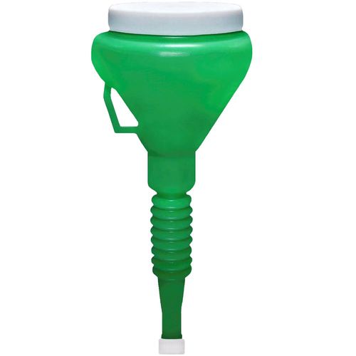 Capped Funnel, Green, 1-1/2 Qt.