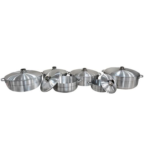Carolina Cooker 6 PC, Cast Aluminum Cooking Pot Set
