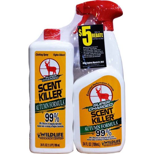 Scent Killer Super Charged Spray 24 Oz. Autumn
