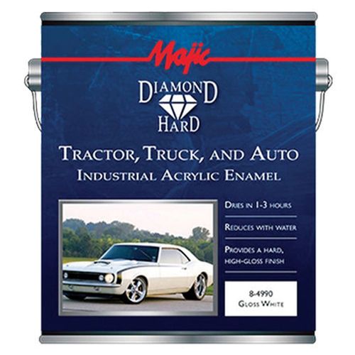 Majic Diamond Hard Tractor, Truck & Auto Paint, Gloss White, 1 Gal.
