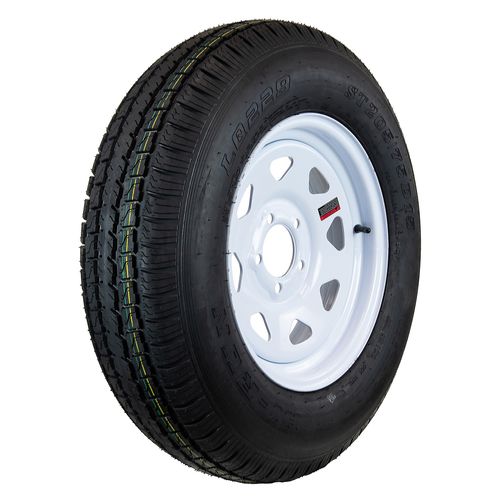 HI-RUN Trailer Tire, ST205/75D15, 5-Hole, Load Range C, ASB1004