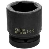 1-1/2 INCH X 6 POINT STANDARD IMPACT SOCKET - 1 INCH DRIVE