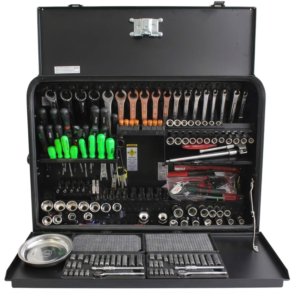 StorSmart Steel Wedge Truck Tool Box w/ Tools - 30" Wide