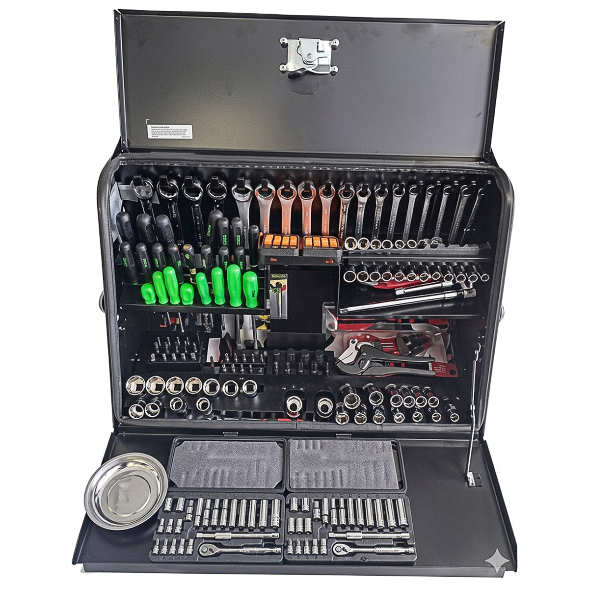 StorSmart Steel Wedge Truck Tool Box w/ Tools - 36" Wide