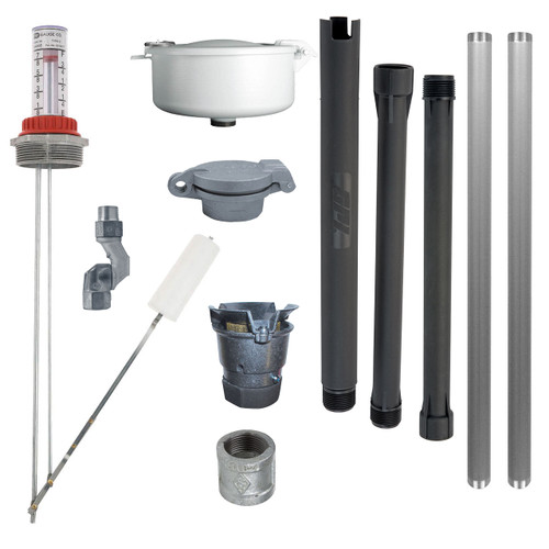Farm Tank Gasoline Vent Kit W/ 1 in. Swivel for 550 Gal x 48 in. Tank