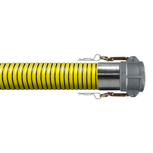 Kuriyama Tiger Yellow 1 1/2 in. EPDM Suction Hose Assembly w/ Female Coupler Ends