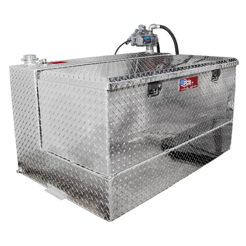 RDS 95 Gallon Aluminum Combo DOT Certified Tank and Tool Box with 8 GPM Transfer Pump