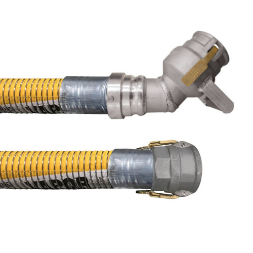 Willcox Composite 4 in. Vapor Recovery Hose Assemblies w/ Swivel 45° CPP x DAL Ends