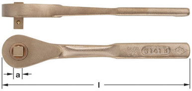 Wrench Ratchet 1" Drive W-139R