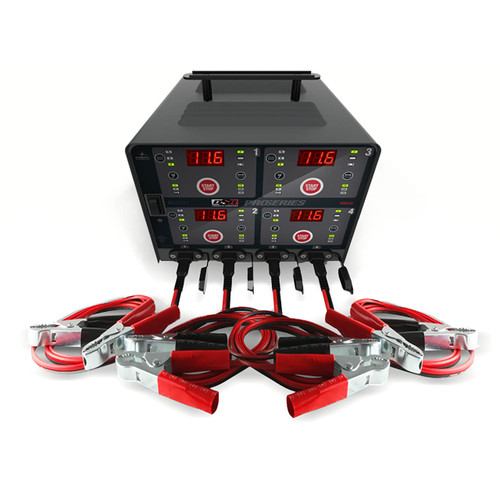 Schumacher DSR Proseries DSR125 4-Bank Battery Charger Station, 6/12V, 12.5 Amps