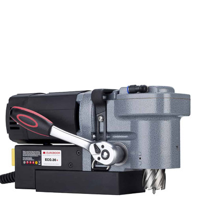 1-7/16" Low Profile Magnetic Tapping Drill Press 36mm with Speed Control and Reverse, Gyro-Tec ECO.36+/T