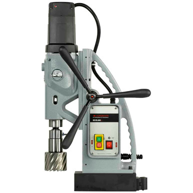 3-1/8" Magnetic Drill Press80mm - 4 Speed Gearbox, Sensortec, Gyro-Tec ECO.80S+