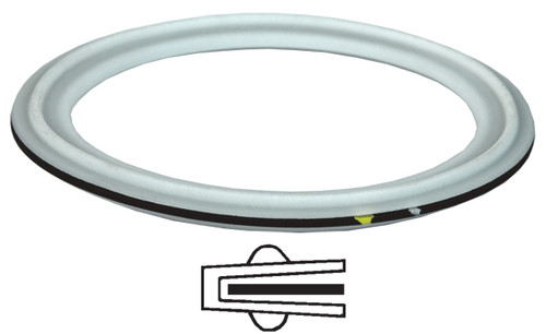 DSO Fluid Sanitary PTFE Envelope Gaskets w/ FKM Insert