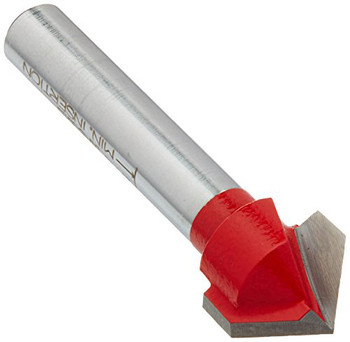 Freud Genuine 1/2" Diameter 90 Degree V Grooving Bit 1/4" Shank - 20-104